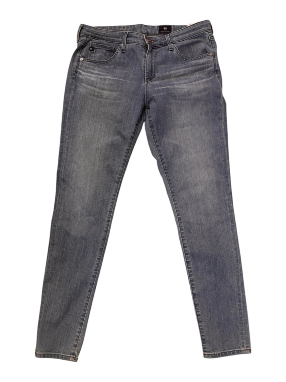 AG Adriano Goldschmied Skinny Jeans in light wash denim